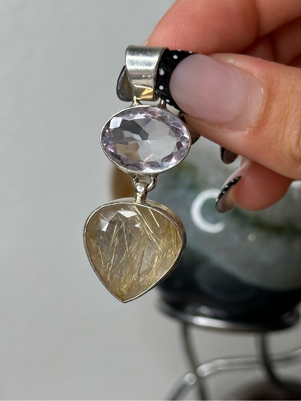 Golden Rutile Pendant - Picture 5 of 7